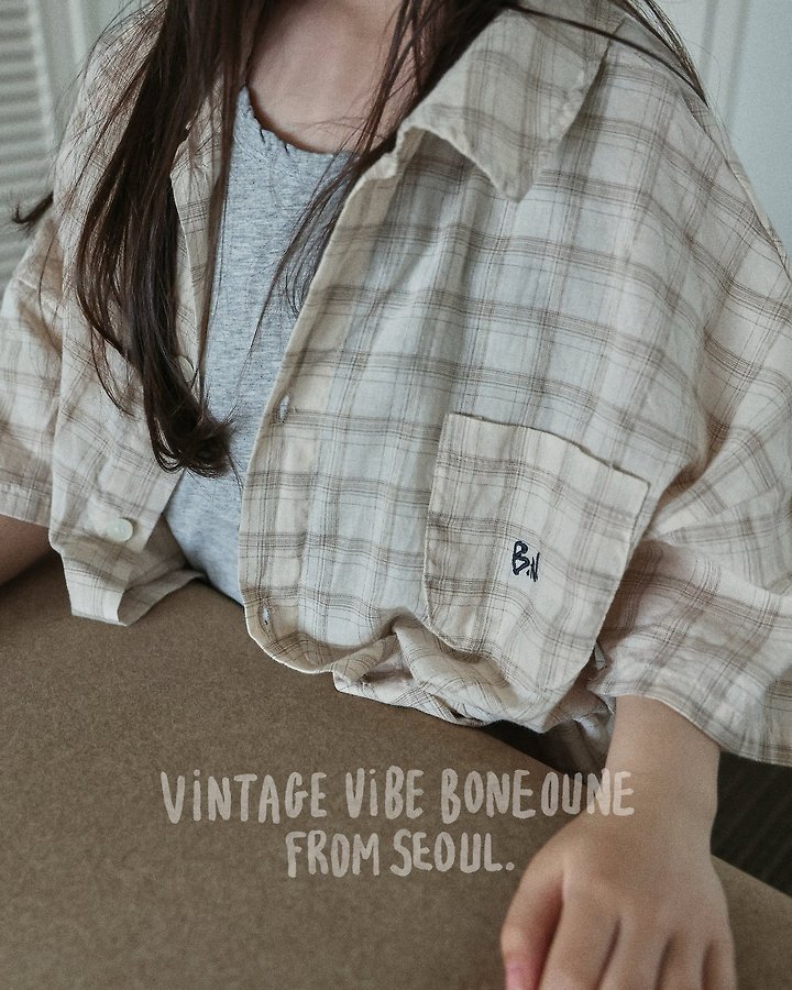 Boneoune - Korean Children Fashion - #fashionkids - Retro Check Pants - 5