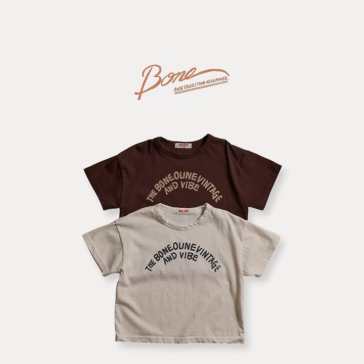 Boneoune - Korean Children Fashion - #fashionkids - Vibe Short Sleeve Tee - 4