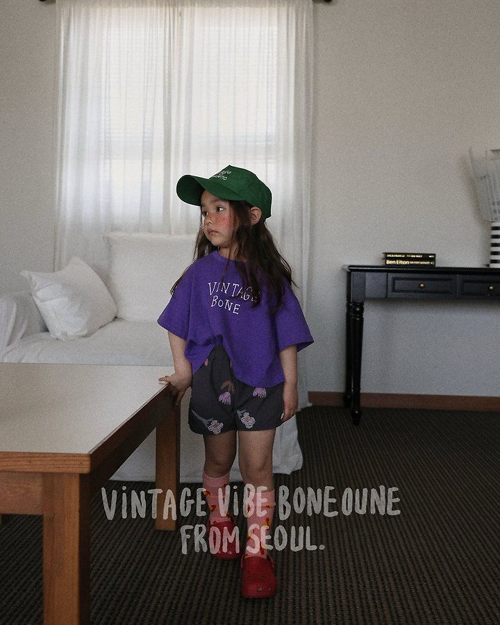 Boneoune - Korean Children Fashion - #kidsstore - Vintage Crop Tee - 9