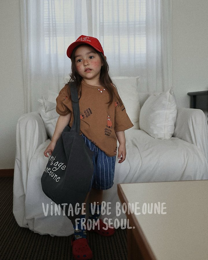Boneoune - Korean Children Fashion - #kidzfashiontrend - Vintage Jumbo Bag - 8