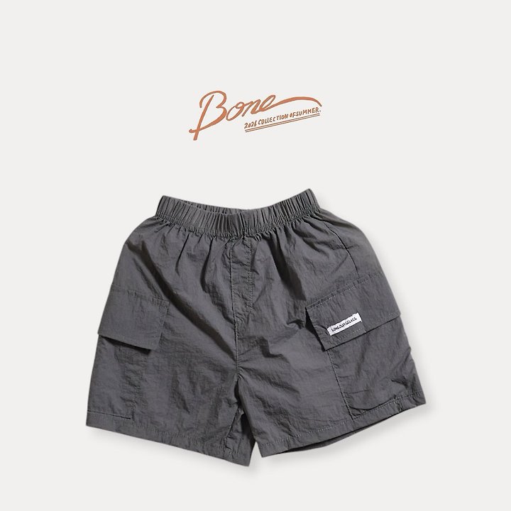 Boneoune - Korean Children Fashion - #kidzfashiontrend - Light Cargo Shorts - 3