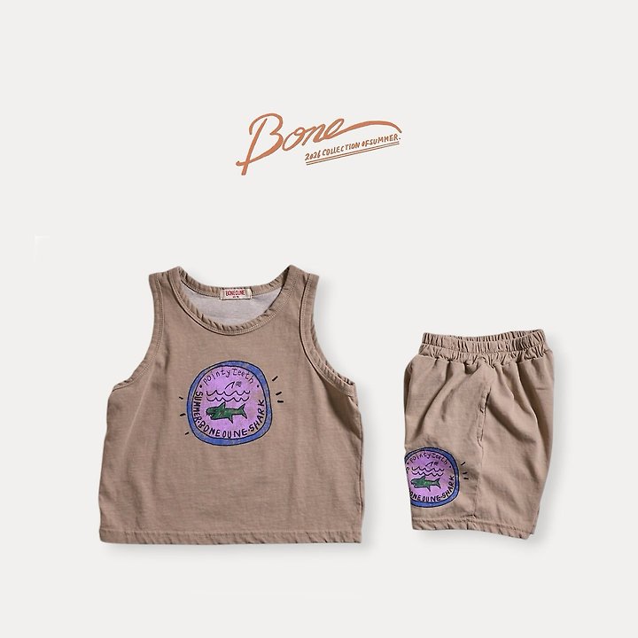 Boneoune - Korean Children Fashion - #kidzfashiontrend - Shark Wide Top - 3