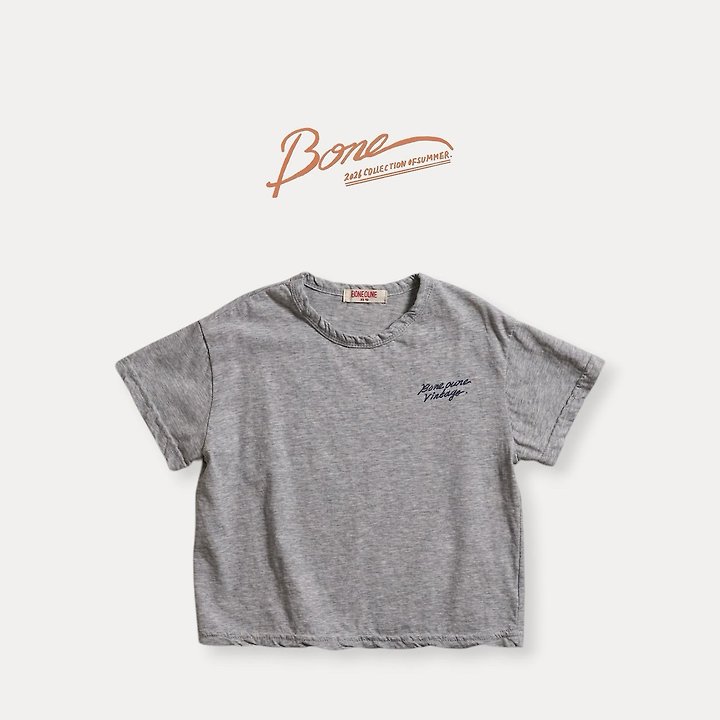 Boneoune - Korean Children Fashion - #kidzfashiontrend - Cooling Short Sleeve Tee - 2