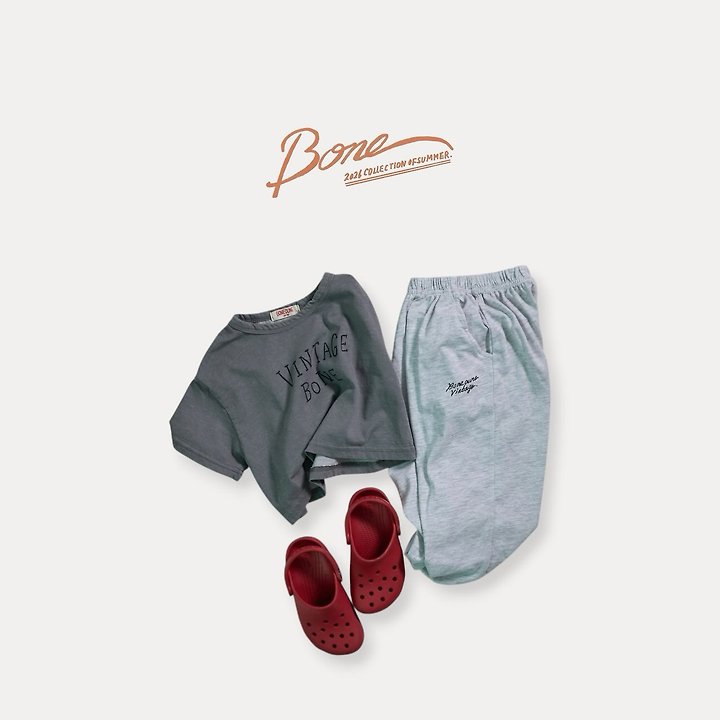 Boneoune - Korean Children Fashion - #Kfashion4kids - Earth Single Jogger Pants - 4