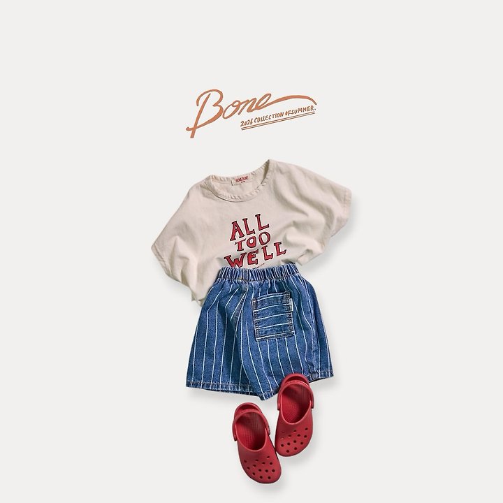 Boneoune - Korean Children Fashion - #littlefashionista - Thom Bang Denim Shorts - 7