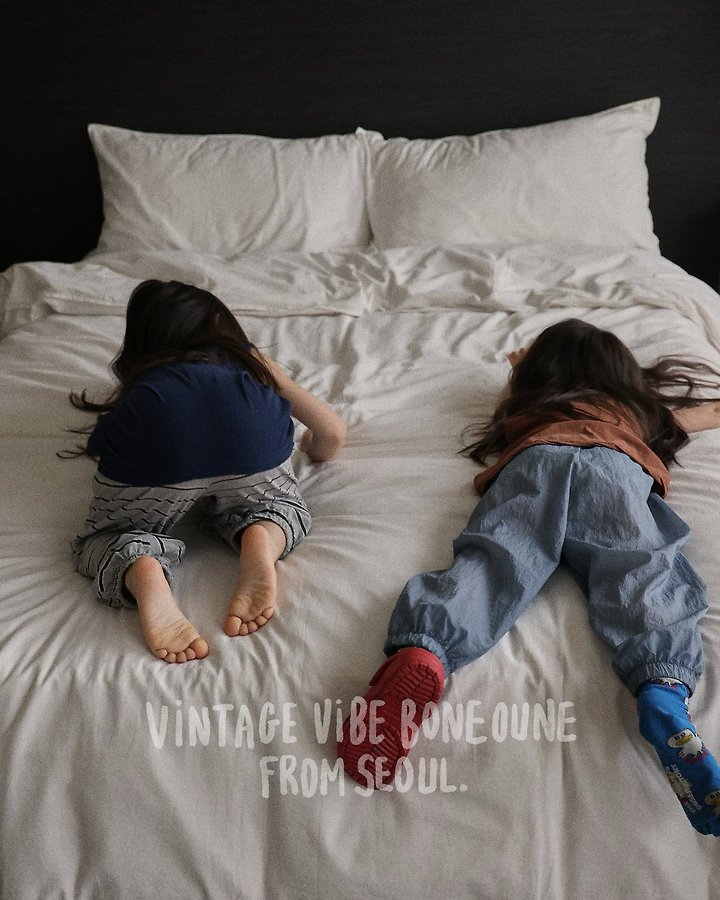 Boneoune - Korean Children Fashion - #Kfashion4kids - Mid Nylon Jogger - 4