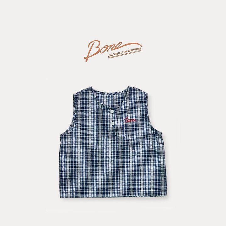 Boneoune - Korean Children Fashion - #littlefashionista - Charlie Check Shirt