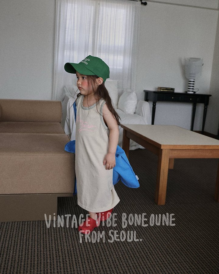 Boneoune - Korean Children Fashion - #littlefashionista - Loop Sleeveless One-piece - 9