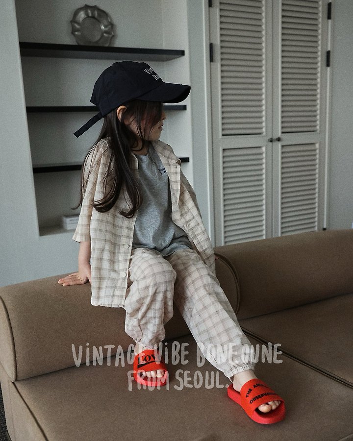 Boneoune - Korean Children Fashion - #magicofchildhood - Retro Check Pants - 11