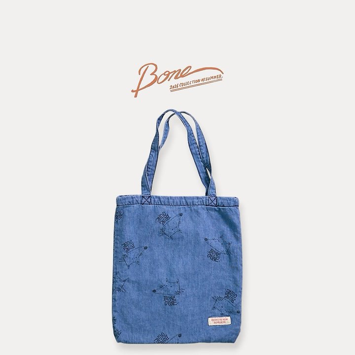Boneoune - Korean Children Fashion - #minifashionista - Wolf Denim Bag