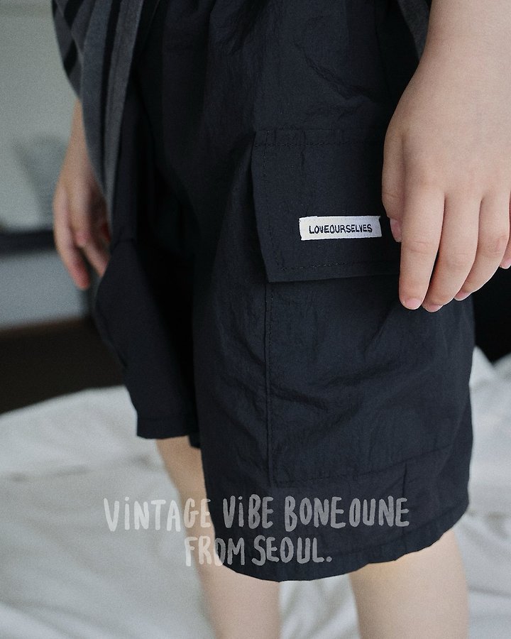 Boneoune - Korean Children Fashion - #minifashionista - Light Cargo Shorts - 7