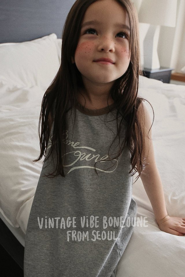 Boneoune - Korean Children Fashion - #minifashionista - Loop Sleeveless One-piece - 11