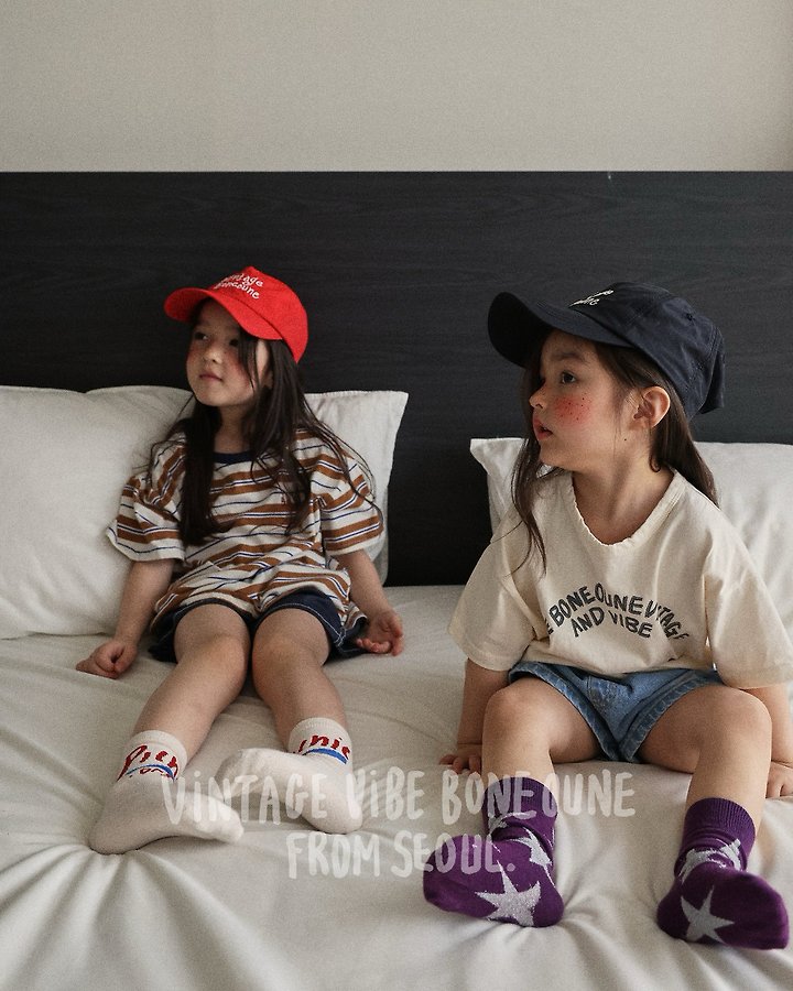Boneoune - Korean Children Fashion - #minifashionista - Vibe Short Sleeve Tee - 10