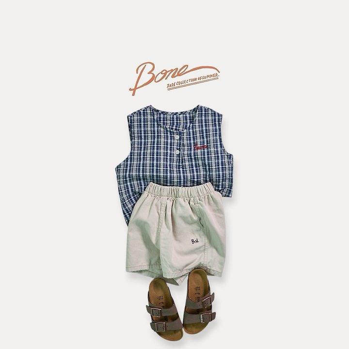 Boneoune - Korean Children Fashion - #minifashionista - Charlie Check Shirt - 4