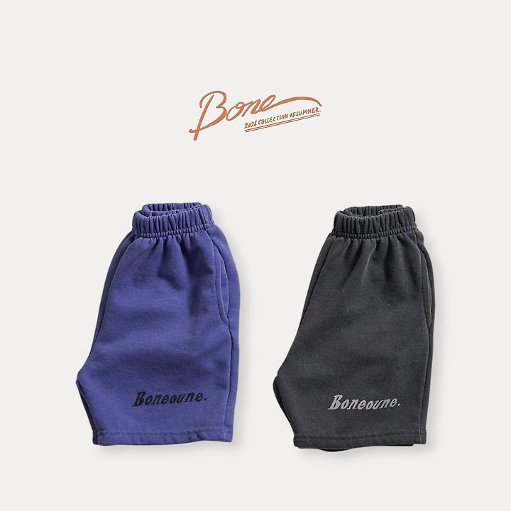 Boneoune - Korean Children Fashion - #stylishchildhood - Letter Pigment Shorts - 2