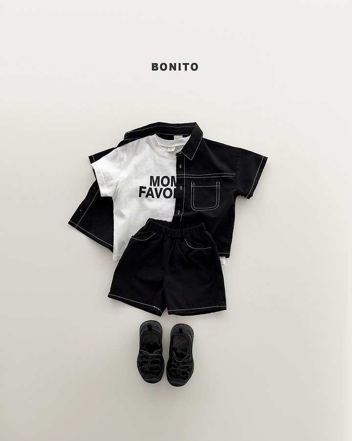 Bonito - Korean Baby Fashion - #babyboutique - Two Pocket Linen Set - 7