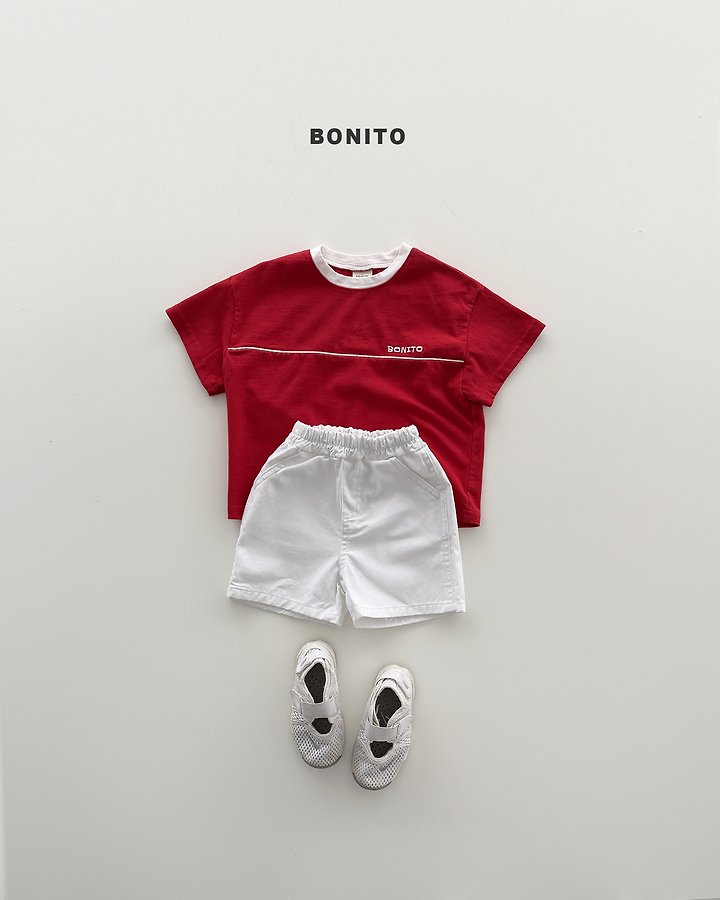 Bonito - Korean Baby Fashion - #babyboutique - Panel Line Tee - 5