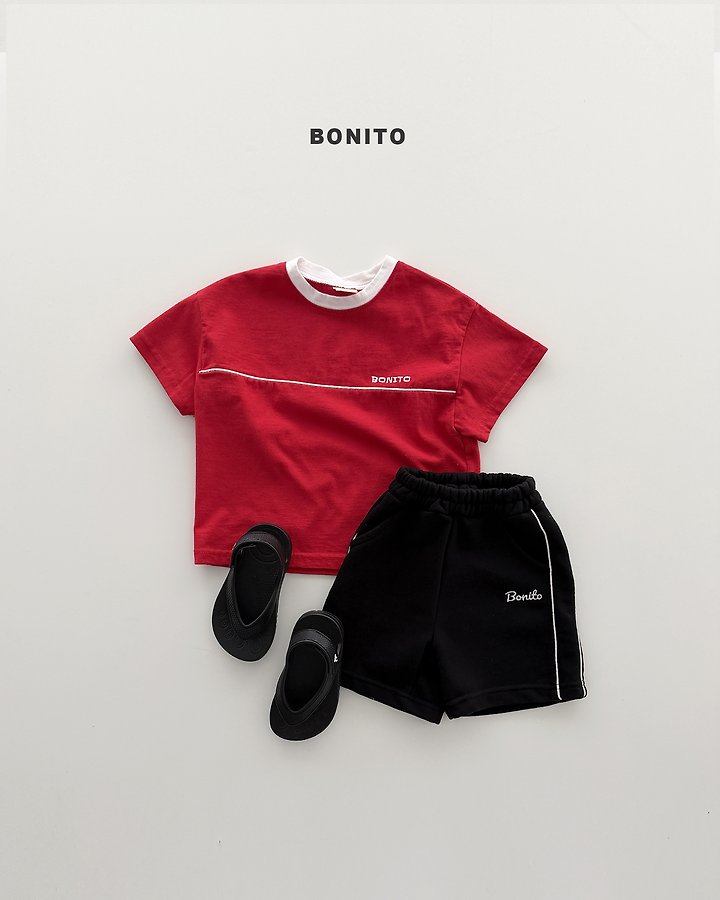 Bonito - Korean Baby Fashion - #babyboutique - Panel Line Tee - 6