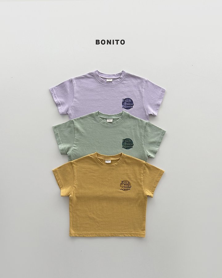 Bonito - Korean Baby Fashion - #babyboutique - Fruits Blues Tee - 2