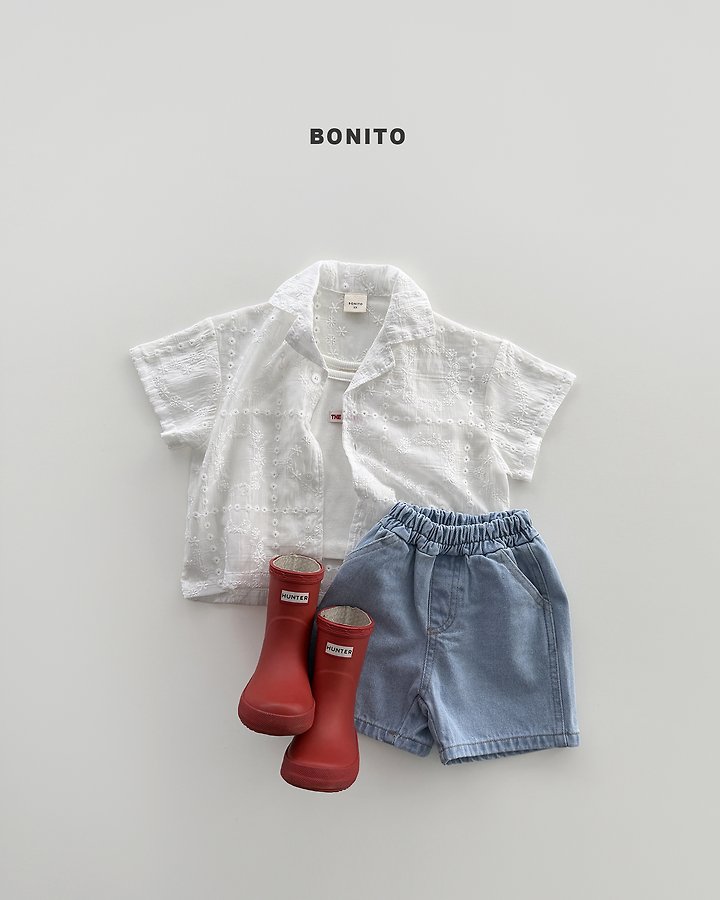Bonito - Korean Baby Fashion - #babyboutique - Denim Shorts - 7