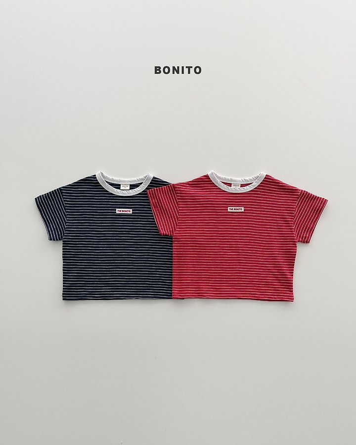 Bonito - Korean Baby Fashion - #babyboutique - Striped Rib Tee (set of 2) - 5