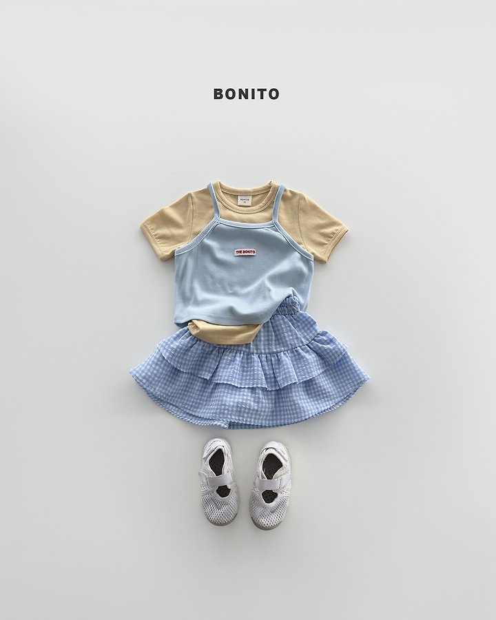 Bonito - Korean Baby Fashion - #babyboutiqueclothing - Rib Layered Sleeveless - 11