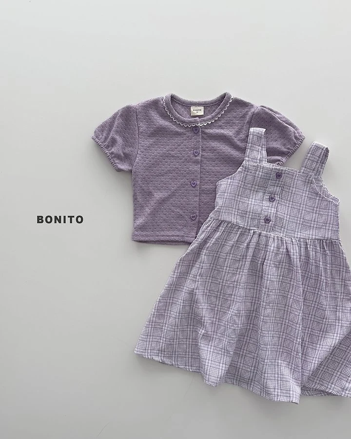 Bonito - Korean Baby Fashion - #babyclothing - Picnic Check One-piece - 7
