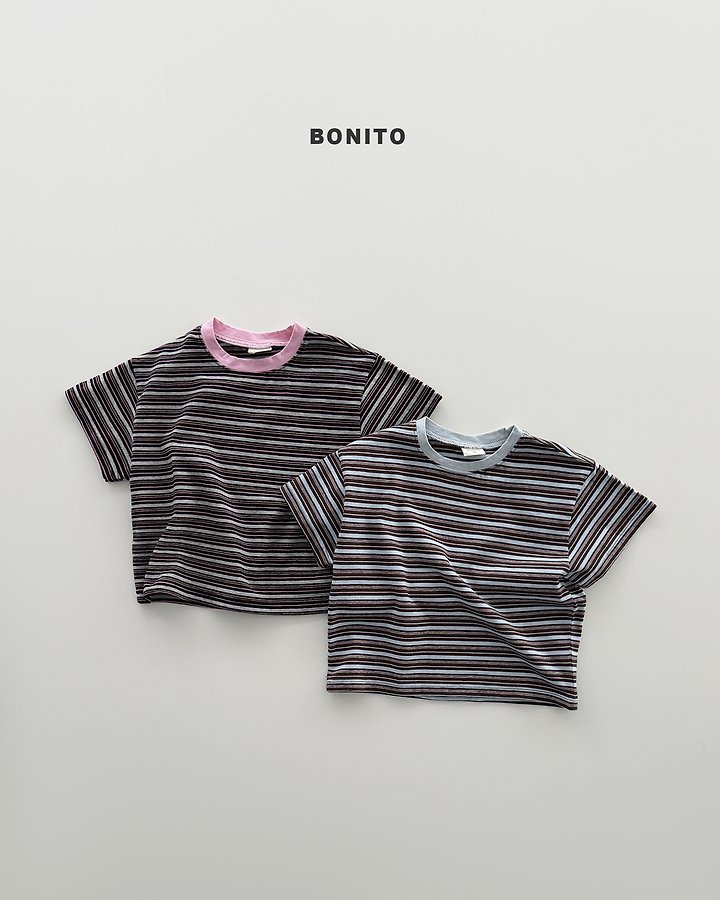 Bonito - Korean Baby Fashion - #babyclothing - Uni Stripe Tee