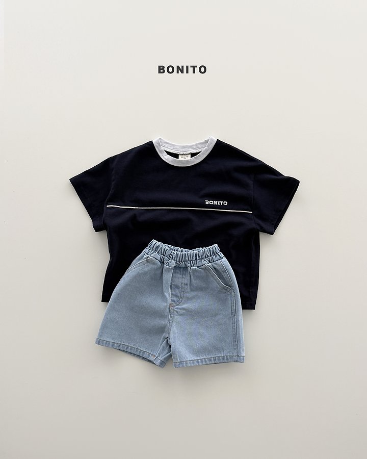 Bonito - Korean Baby Fashion - #babyclothing - Panel Line Tee - 8