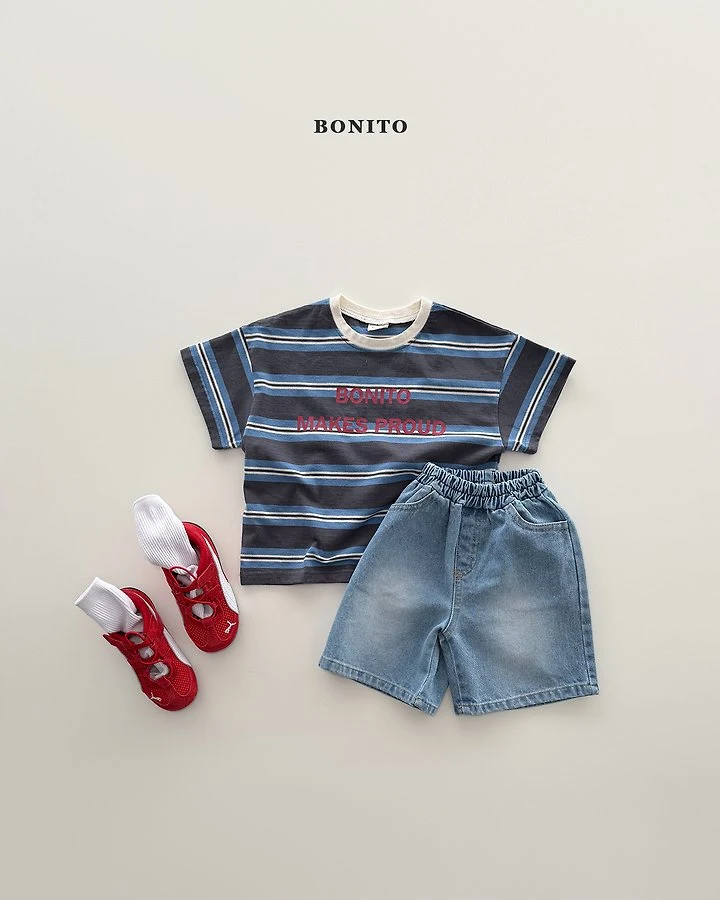 Bonito - Korean Baby Fashion - #babyclothing - Proud Stripe Tee - 10