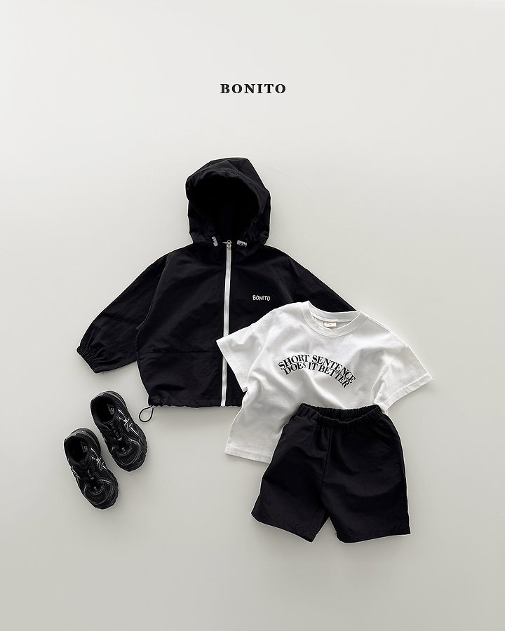Bonito - Korean Baby Fashion - #babyclothing - Sentence Short Sleeve Tee - 9