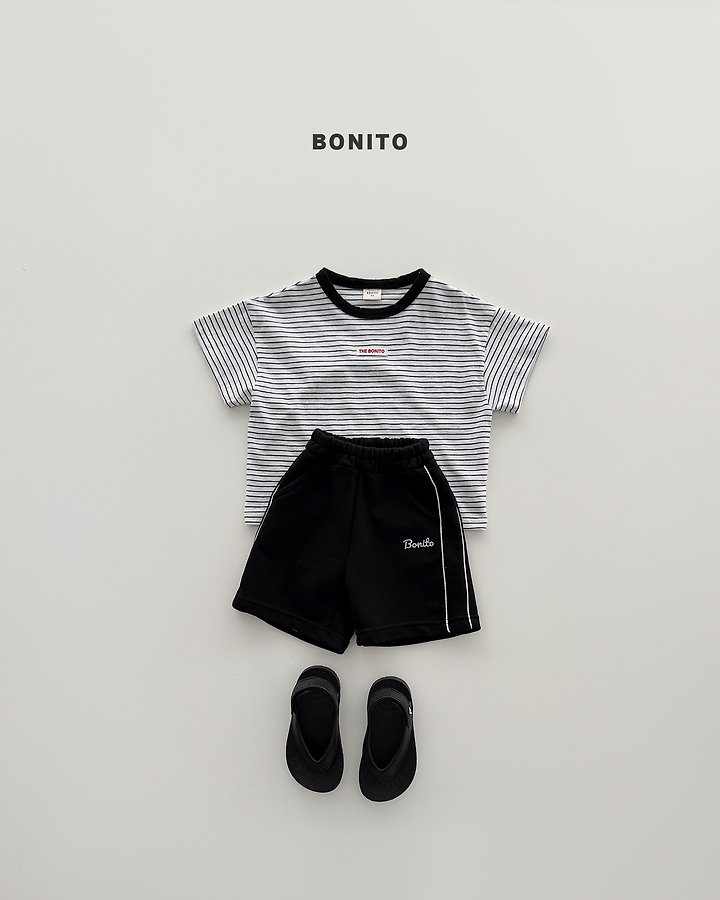 Bonito - Korean Baby Fashion - #babyclothing - Striped Rib Tee (set of 2) - 8