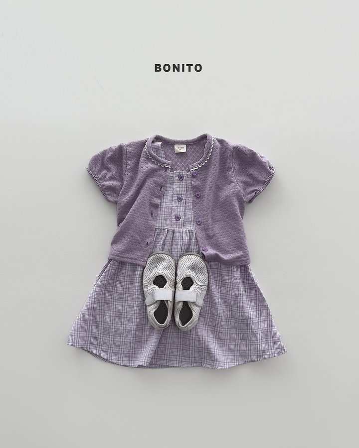Bonito - Korean Baby Fashion - #babyfashion - Picnic Check One-piece - 8