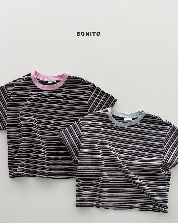 Bonito - Korean Baby Fashion - #babyfashion - Uni Stripe Tee - 2