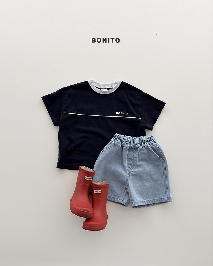 Bonito - Korean Baby Fashion - #babyfashion - Panel Line Tee - 9