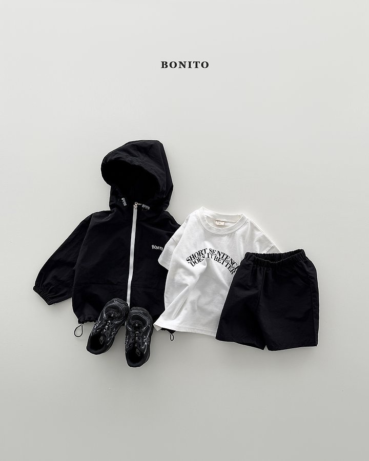 Bonito - Korean Baby Fashion - #babyfashion - Sentence Short Sleeve Tee - 10