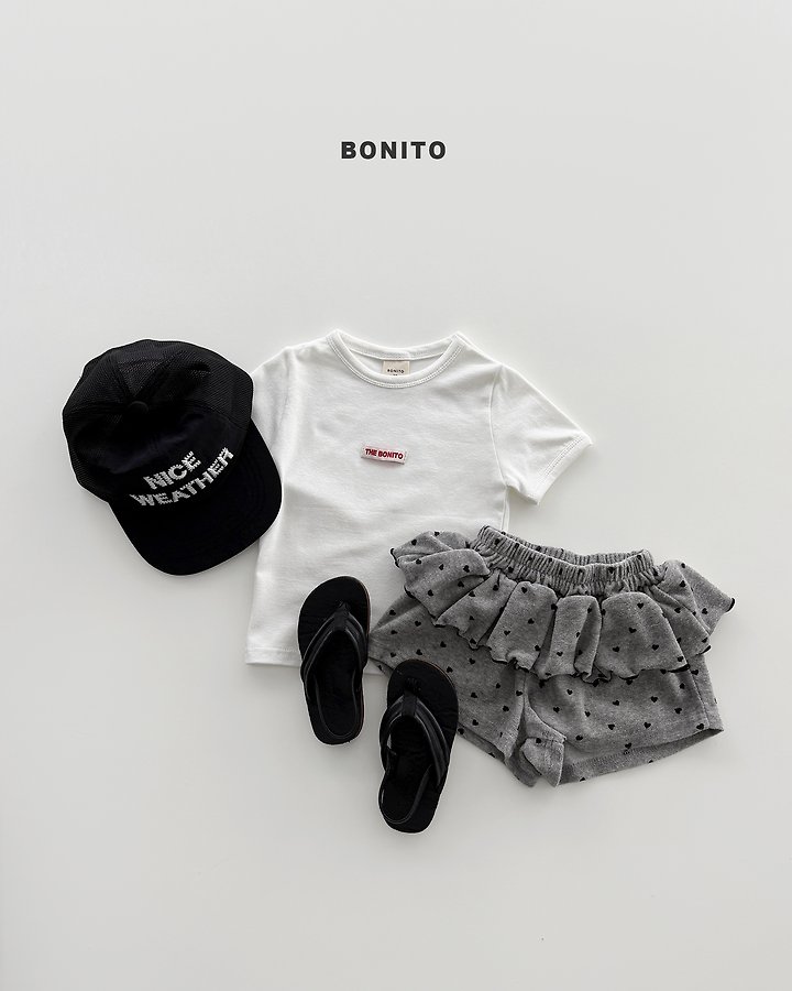 Bonito - Korean Baby Fashion - #babyfever - Mini Heart Frill Shorts - 7