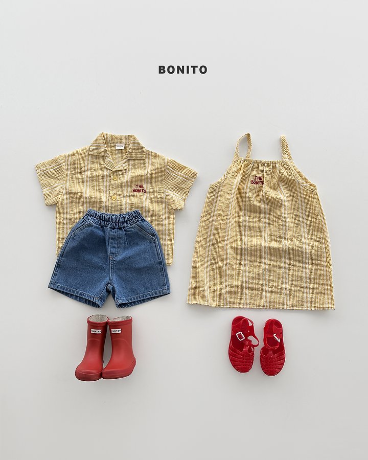 Bonito - Korean Baby Fashion - #babyfever - Lily Strap One-piece - 6