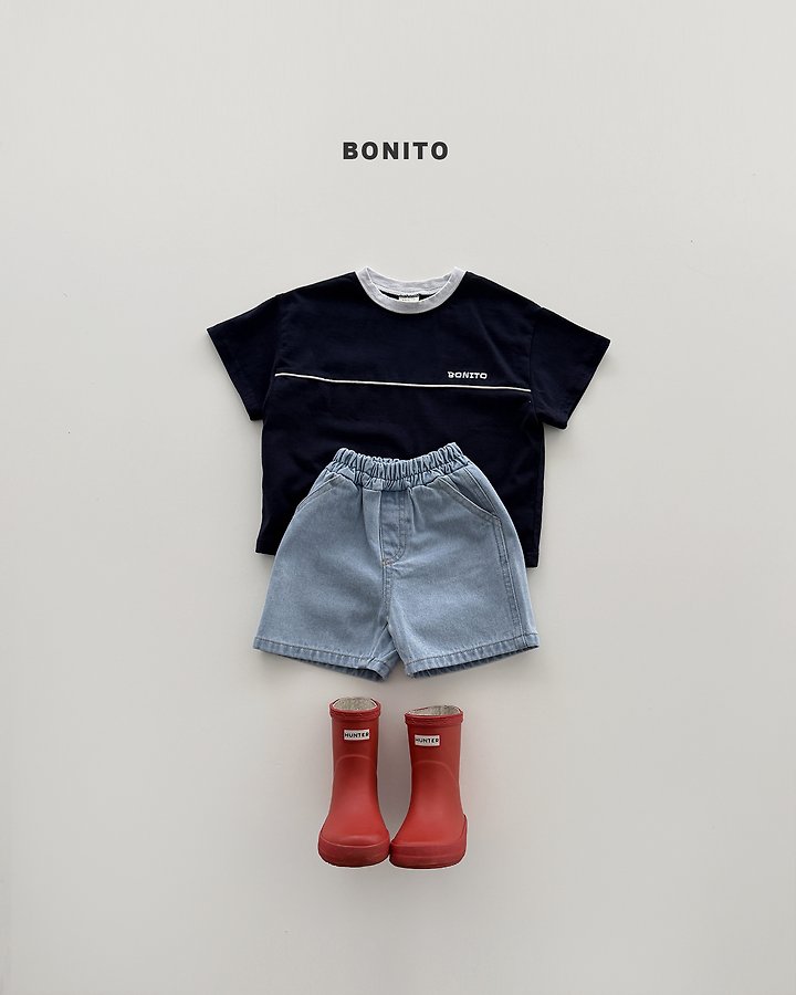 Bonito - Korean Baby Fashion - #babyfever - Panel Line Tee - 10