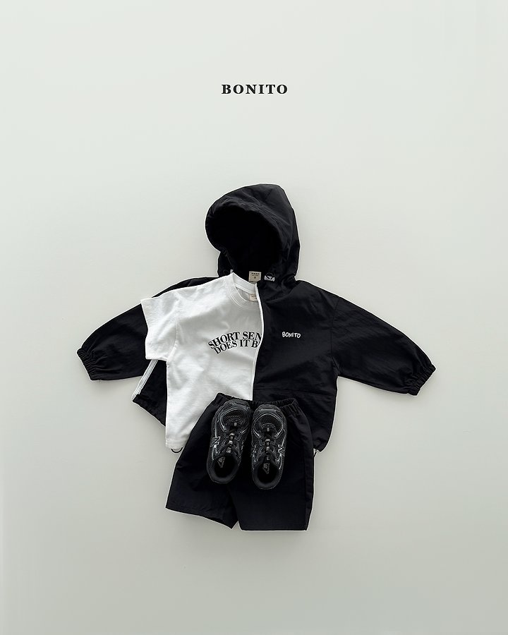 Bonito - Korean Baby Fashion - #babyfever - Sentence Short Sleeve Tee - 11