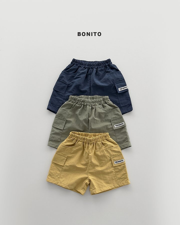 Bonito - Korean Baby Fashion - #babyfever - Synthetic Cargo Pants - 2