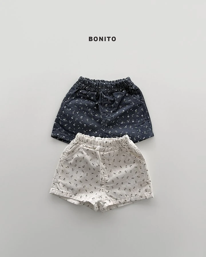 Bonito - Korean Baby Fashion - #babygirlfashion - Flower Shorts