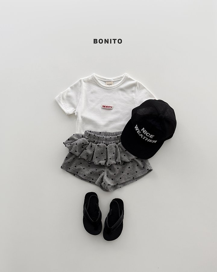 Bonito - Korean Baby Fashion - #babygirlfashion - Mini Heart Frill Shorts - 8