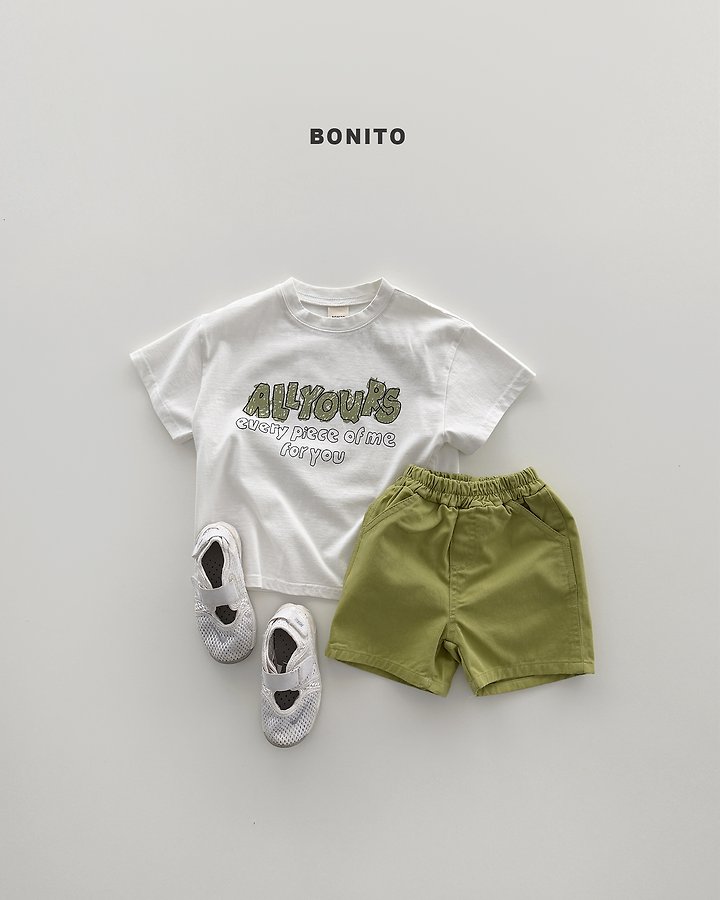 Bonito - Korean Baby Fashion - #babyfever - Yours Drawing Tee - 4