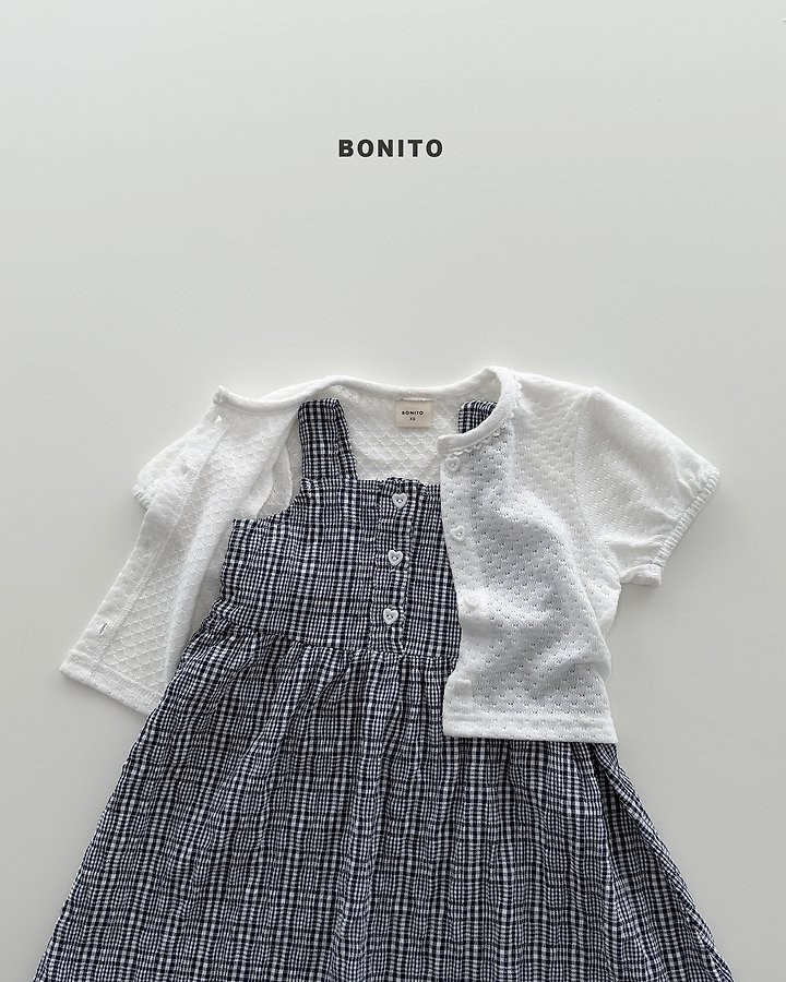 Bonito - Korean Baby Fashion - #babylifestyle - Picnic Check One-piece - 11