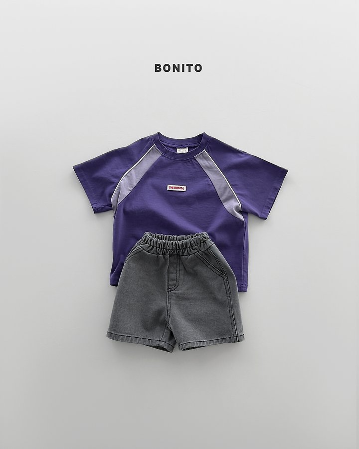 Bonito - Korean Baby Fashion - #babylifestyle - Raglan Side Tee - 3