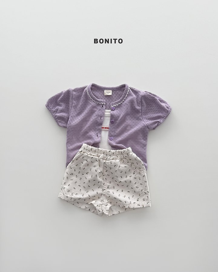 Bonito - Korean Baby Fashion - #babyoninstagram - Flower Shorts - 3