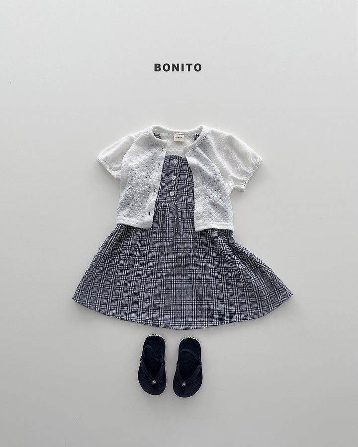 Bonito - Korean Baby Fashion - #babyoninstagram - Picnic Check One-piece - 12