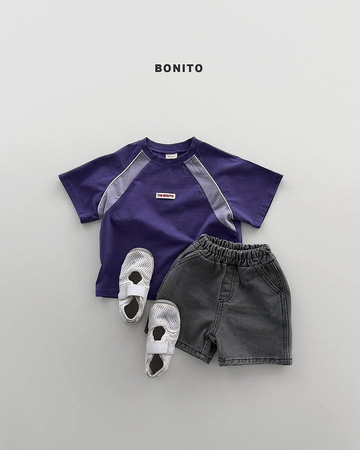Bonito - Korean Baby Fashion - #babylifestyle - Raglan Side Tee - 4
