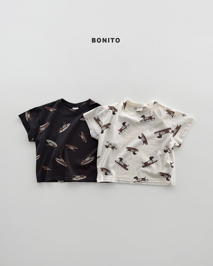 Bonito - Korean Baby Fashion - #babyoninstagram - Surfing Dog Tee - 2
